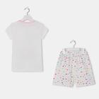 Пижама для девочки, цвет молочный/розовый, рост 98-104 см - Фото 3