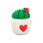 Чехол для AirPods 3D, силиконовый, для Apple AirPods/AirPods 2, принт 004 - Фото 2