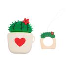 Чехол для AirPods 3D, силиконовый, для Apple AirPods/AirPods 2, принт 004 - Фото 4