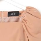 Платье женское мини MIST, размер 48, бежевое 5456957