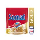 Таблетки для посудомоечных машин Somat Gold, 36 шт - Фото 1