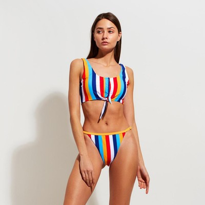 Плавки купальные женские MINAKU «Summer sun», размер 42, цвет полоса