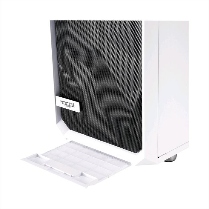 Корпус Fractal Design Meshify S2 White TG, без БП, E-ATX, Midi-Tower, белый - фото 51298359