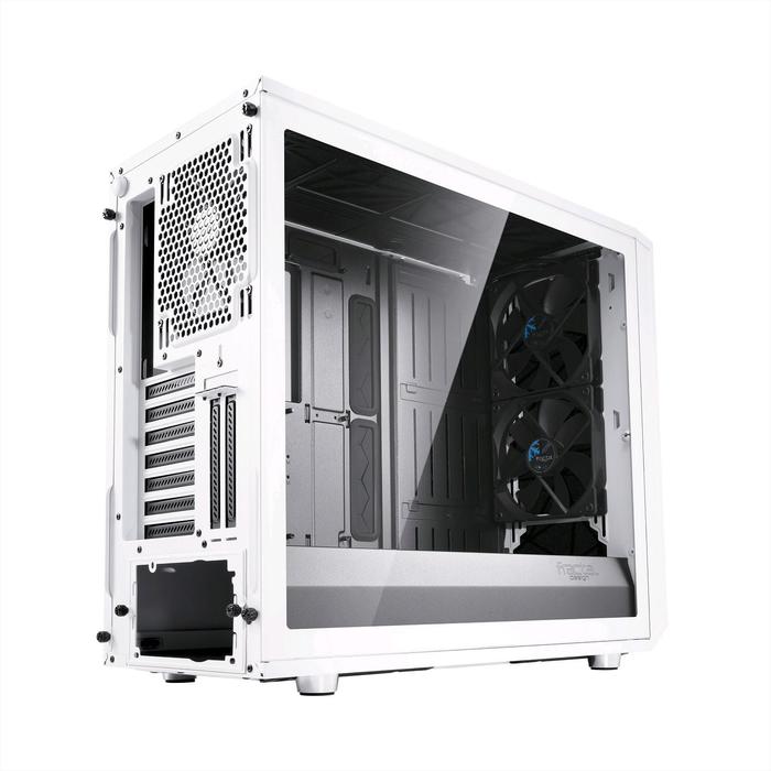 Корпус Fractal Design Meshify S2 White TG, без БП, E-ATX, Midi-Tower, белый - фото 51298369