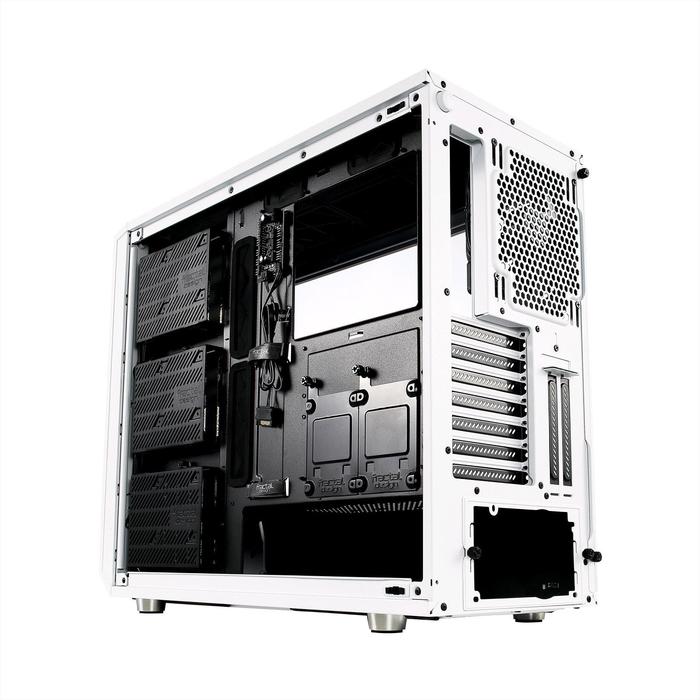 Корпус Fractal Design Meshify S2 White TG, без БП, E-ATX, Midi-Tower, белый - фото 51298371