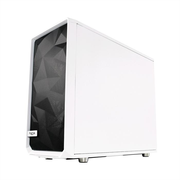 Корпус Fractal Design Meshify S2 White TG, без БП, E-ATX, Midi-Tower, белый - фото 51298374