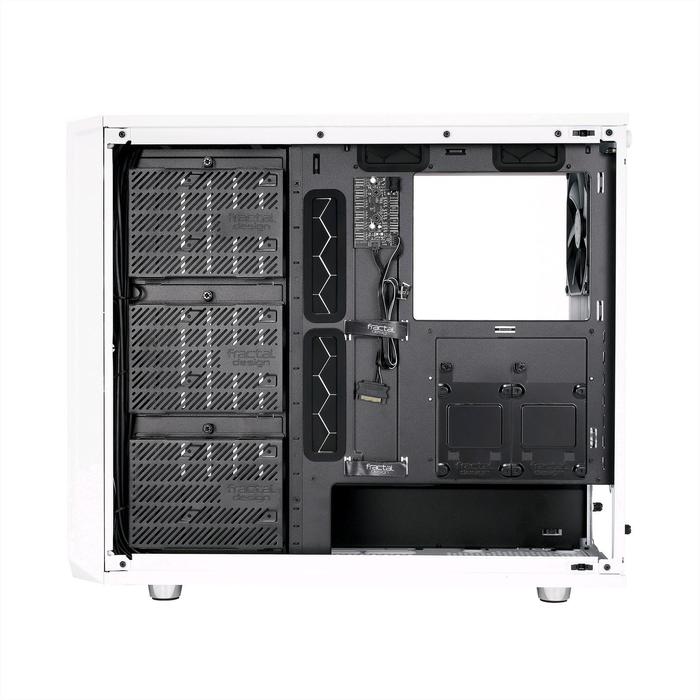 Корпус Fractal Design Meshify S2 White TG, без БП, E-ATX, Midi-Tower, белый - фото 51298360