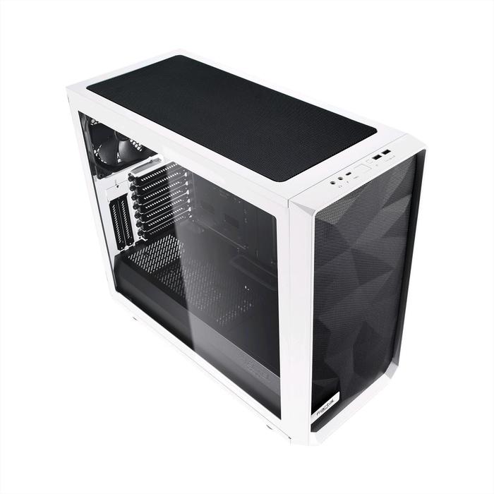 Корпус Fractal Design Meshify S2 White TG, без БП, E-ATX, Midi-Tower, белый - фото 51298379