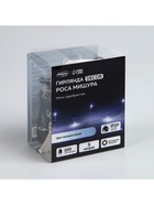 Гирлянда «Мишура» 5 м роса, IP20, серебристая нить, 100 LED, свечение белое, 12 В 5198387 - фото 319926146