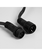 Гирлянда "Бахрома" 3 х 0.6 м , IP65, УМС, тёмная нить каучук, 108 LED, свечение мульти, 220 В - Фото 11