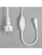 Гирлянда "Бахрома" 3 х 0.9 м , IP65, УМС, белая нить каучук, 144 LED, свечение мульти, 220 В - Фото 9
