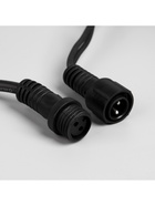 Гирлянда "Бахрома" 3 х 0.9 м , IP65, УМС, тёмная нить каучук, 144 LED, свечение мульти, 220 В 5204452 - фото 319920853