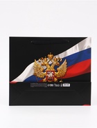 Пакет подарочный, упаковка, «Россия», 32×26×12 см  (артикул 5307540)  большой выбор товаров оптом и в розницу по низким ценам с доставкой