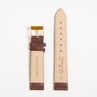 Ремешок для часов, мужской, 18 мм, запряжник 75 мм, горт 115 мм, натуральная кожа - Фото 3