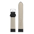 Ремешок для часов, мужской, 20 мм, запряжник 75 мм, горт 115 мм, натуральная кожа, чёрный - Фото 3