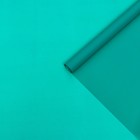 Пленка для цветов "Люкс", матовая, тиффани, 0,6 х 10 м, 200 г, 40 мкм - Фото 2