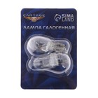 Галогенная лампа для автомобиля Cartage, W21/5W, W3×16d, 12 В, габарит/стоп, набор 2 шт. - Фото 3