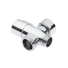 Дивертор ZEIN Z740, для смесителя, корпус цинк, керамика, с круглой гайкой, цвет хром - Фото 3