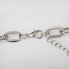 Кулон «Цепь» сердечко на булавке, цвет серебро, 50 см - Фото 2