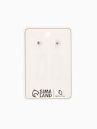 Серьги металл «Карибы», прямоугольные, цвет серебро - Фото 6