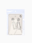 Серьги металл «Карибы», прямоугольные, цвет серебро - Фото 7