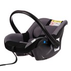 Автокресло детское, автолюлька Крошка Я Safe +, группа 0+, до 13 кг, Серый - Фото 6