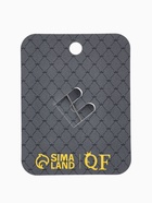 Брошь «Нота» из симфонии, белая в серебре  (артикул 5600463)  большой выбор товаров оптом и в розницу по низким ценам с доставкой