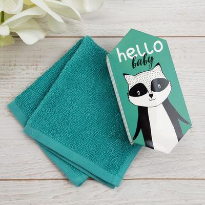 Полотенце махровое «Этель. Енот», 30×30 см, 100 хлопок, 340 г/м²