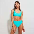 Топ купальный женский MINAKU "Stripe", размер 42, цвет бирюзовый - Фото 1