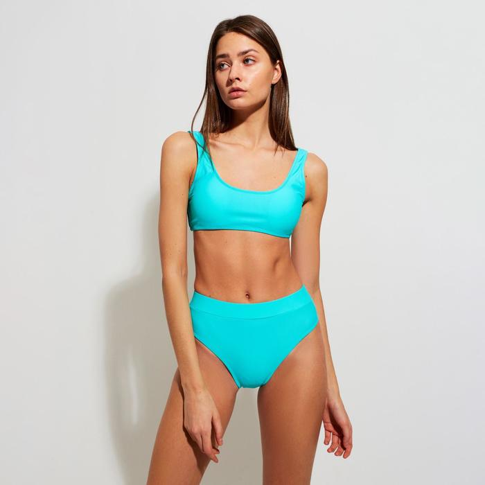 Топ купальный женский MINAKU "Stripe", размер 48, цвет бирюзовый