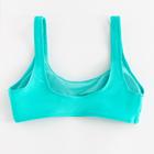 Топ купальный женский MINAKU "Stripe", размер 48, цвет бирюзовый - Фото 7