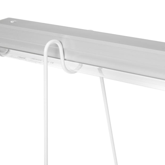 Подставка для светильника Uniel ULI-P, 500 х 105 х 205 мм, металлич., белая (из 2 частей) - фото 1888048863
