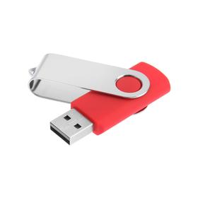 Флешка L 104 R, 16 ГБ, USB2.0, чт до 25 Мб/с, зап до 15 Мб/с, красная