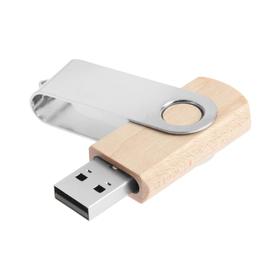 Флешка E 788, 32 ГБ, USB2.0, чт до 25 Мб/с, зап до 15 Мб/с, деревянная 5598797