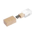 Флешка E 310 Wood BL, 32 ГБ, USB2.0, чт до 25 Мб/с, зап до 15 Мб/с, кристалл в дереве - фото 3753860
