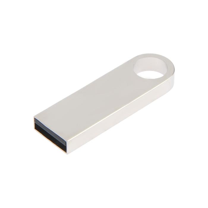 Флешка E 292, 32 ГБ, USB2.0, чт до 25 Мб/с, зап до 15 Мб/с, серебристая