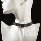 Чокер «Грация искр» тонкий, цвет чёрный, L=30 см - Фото 1