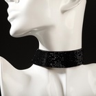 Чокер «Грация искр» средний, цвет чёрный, L=31 см - Фото 9