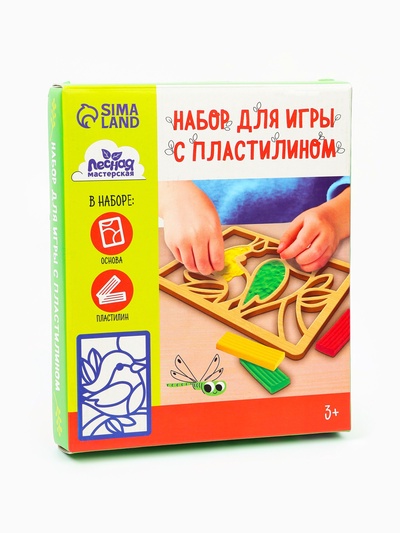 Пластилиновые картинки «Птичка», 21 х 15 см