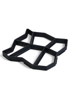 Форма для садовой дорожки, 42×42×4 см, чёрная - Фото 2