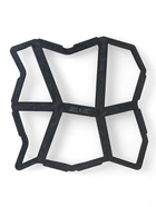 Форма для садовой дорожки, 42×42×4 см, чёрная - Фото 1