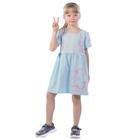 Платье для девочек Child of flowers, рост 104 см, цвет голубой - фото 109846560