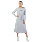 Платье женское Light, размер 44, цвет серый меланж - Фото 1
