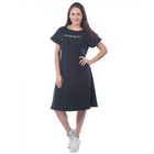 Платье-футболка Minimalist, размер 44, цвет чёрный - Фото 2