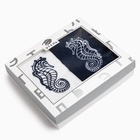 Полотенца махровые «Этель» Sea, 35×50 см - 2 шт., хлопок 100%  (артикул 5504007)  большой выбор товаров оптом и в розницу по низким ценам с доставкой