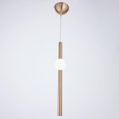 Светильник 49415/1 LED 4Вт 4000К медь 7х7х42-142 см