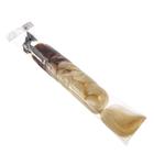 Коса на мотошлем, 60 см, черно-белый, крепление на присоску - Фото 4