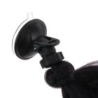 Коса на шлем, 60 см, черно-фиолетовый, крепление на присоску, - Фото 3