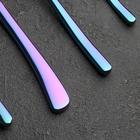 Набор столовых приборов из нержавеющей стали Magistro «Джентри», 4 предмета, цвет неоновый - Фото 2