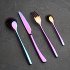 Набор столовых приборов из нержавеющей стали Magistro «Джентри», 4 предмета, цвет неоновый - Фото 3